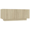 Stella Homewares Bedside Cabinet Sonoma Oak 100x35x40 cm Engineered Wood