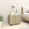 Stella Homewares Bedside Cabinet Sonoma Oak 100x35x40 cm Engineered Wood