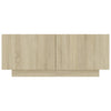 Stella Homewares Bedside Cabinet Sonoma Oak 100x35x40 cm Engineered Wood
