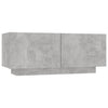 Stella Homewares Bedside Cabinet Concrete Grey 100x35x40 cm Engineered Wood