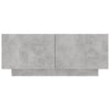 Stella Homewares Bedside Cabinet Concrete Grey 100x35x40 cm Engineered Wood