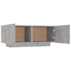 Stella Homewares Bedside Cabinet Concrete Grey 100x35x40 cm Engineered Wood