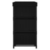 Stella Homewares Storage Cabinet with 6 Drawers 55x29x55 cm Black Steel