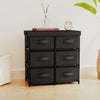 Stella Homewares Storage Cabinet with 6 Drawers 55x29x55 cm Black Steel