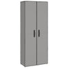 Stella Homewares Shoe Cabinet Grey 60x30x166 cm Fabric