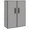 Stella Homewares Shoe Cabinet Grey 60x28x90 cm Fabric