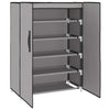 Stella Homewares Shoe Cabinet Grey 60x28x90 cm Fabric
