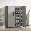 Stella Homewares Shoe Cabinet Grey 60x28x90 cm Fabric