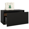 Stella Homewares Hall Bench 80x40x45 cm Black Engineered Wood