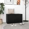 Stella Homewares Hall Bench 80x40x45 cm Black Engineered Wood