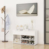 Stella Homewares Shoe Bench White 80x30x45 cm Engineered Wood