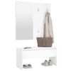Stella Homewares Hallway Furniture Set White Engineered Wood