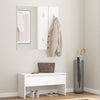 Stella Homewares Hallway Furniture Set White Engineered Wood