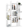 Stella Homewares Book Cabinet White 86x25.5x140 cm Engineered Wood