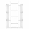 Stella Homewares Book Cabinet White 86x25.5x140 cm Engineered Wood