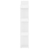 Stella Homewares Book Cabinet White 86x25.5x140 cm Engineered Wood