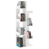 Stella Homewares Book Cabinet White 48x25.5x140 cm Engineered Wood