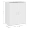 Stella Homewares Shoe Cabinet White 60x35x70 cm Engineered Wood