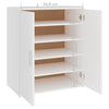 Stella Homewares Shoe Cabinet White 60x35x70 cm Engineered Wood
