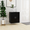 Stella Homewares Shoe Cabinet Black 60x35x70 cm Engineered Wood