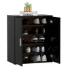 Stella Homewares Shoe Cabinet Black 60x35x70 cm Engineered Wood