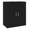 Stella Homewares Shoe Cabinet Black 60x35x70 cm Engineered Wood