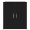 Stella Homewares Shoe Cabinet Black 60x35x70 cm Engineered Wood