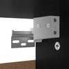 Stella Homewares Shoe Cabinet Black 60x35x70 cm Engineered Wood