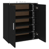 Stella Homewares Shoe Cabinet Black 60x35x70 cm Engineered Wood