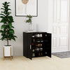 Stella Homewares Shoe Cabinet Black 60x35x70 cm Engineered Wood