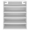 Stella Homewares Shoe Cabinet White 60x35x70 cm Engineered Wood