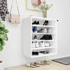 Stella Homewares Shoe Cabinet White 60x35x70 cm Engineered Wood
