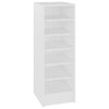Stella Homewares Shoe Cabinet White 31.5x35x90 cm Engineered Wood