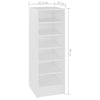Stella Homewares Shoe Cabinet White 31.5x35x90 cm Engineered Wood