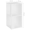 Stella Homewares Corner Cabinet White 33x33x67cm Engineered Wood