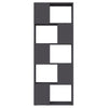 Stella Homewares Book Cabinet Room Divider Grey 60x24x155 cm Engineered Wood