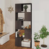 Stella Homewares Book Cabinet Room Divider Grey 60x24x155 cm Engineered Wood