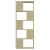 Stella Homewares Book Cabinet Room Divider Sonoma Oak 60x24x155 cm