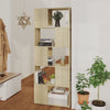 Stella Homewares Book Cabinet Room Divider Sonoma Oak 60x24x155 cm