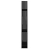 Stella Homewares Book Cabinet Room Divider High Gloss Grey 60x24x186 cm