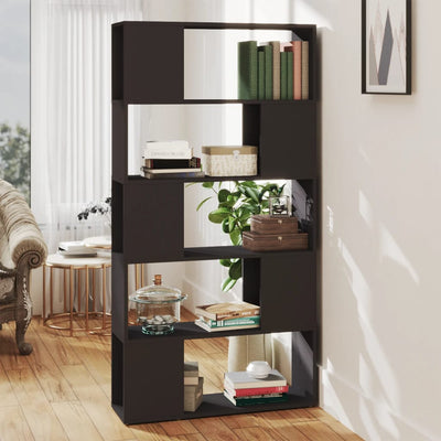 Stella Homewares Book Cabinet Room Divider Grey 80x24x155 cm Engineered Wood