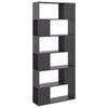 Stella Homewares Book Cabinet Room Divider Grey 80x24x186 cm Engineered Wood