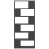 Stella Homewares Book Cabinet Room Divider Grey 80x24x186 cm Engineered Wood