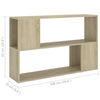 Stella Homewares Book Cabinet Sonoma Oak 100x24x63 cm Engineered Wood