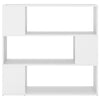 Stella Homewares Book Cabinet Room Divider White 100x24x94 cm