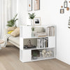 Stella Homewares Book Cabinet Room Divider White 100x24x94 cm