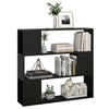 Stella Homewares Book Cabinet Room Divider Black 100x24x94 cm