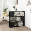 Stella Homewares Book Cabinet Room Divider Black 100x24x94 cm