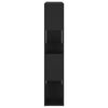 Stella Homewares Book Cabinet Room Divider Black 100x24x124 cm