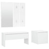 Stella Homewares Hallway Furniture Set White Engineered Wood